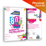 Murder At The Roller Rink: An 80s Teen Murder Mystery (Physical Game Kit) - Broadway Murder Mysteries Murder Mystery Game