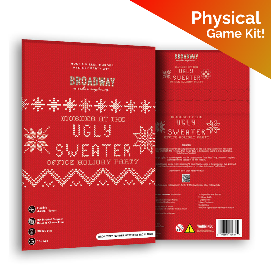 Holiday Horror: Murder at the Ugly Sweater Office Holiday Party (Physical Game Kit)