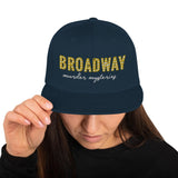 Broadway Murder Mysteries Snapback Hat - Broadway Murder Mysteries