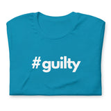 #guilty Unisex t-shirt - Broadway Murder Mysteries