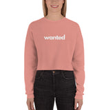 Wanted Crop Sweatshirt - Broadway Murder Mysteries